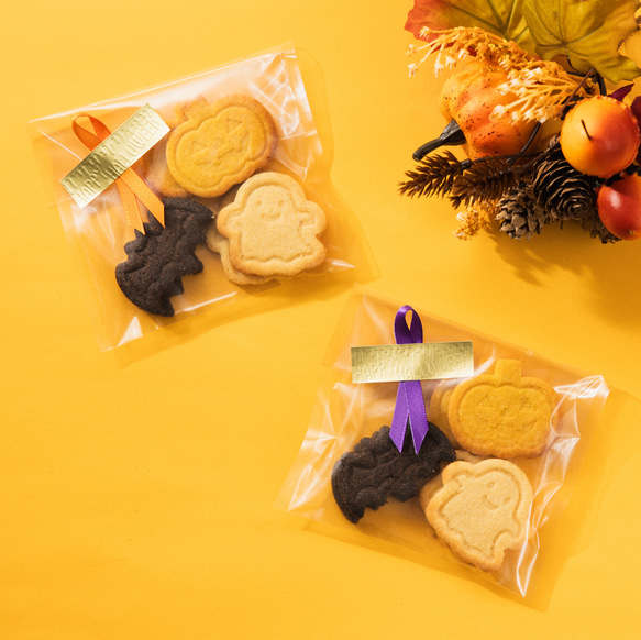 ハロウィンの低糖質クッキー 3種類6枚入り　糖質オフ 糖質制限 低カロリー カロリーオフ　グルテンフリー 2枚目の画像