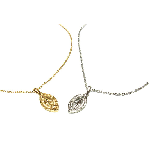 ハワイアンジュエリー マリア ネックレス K14イエローゴールドコーティング インスタ