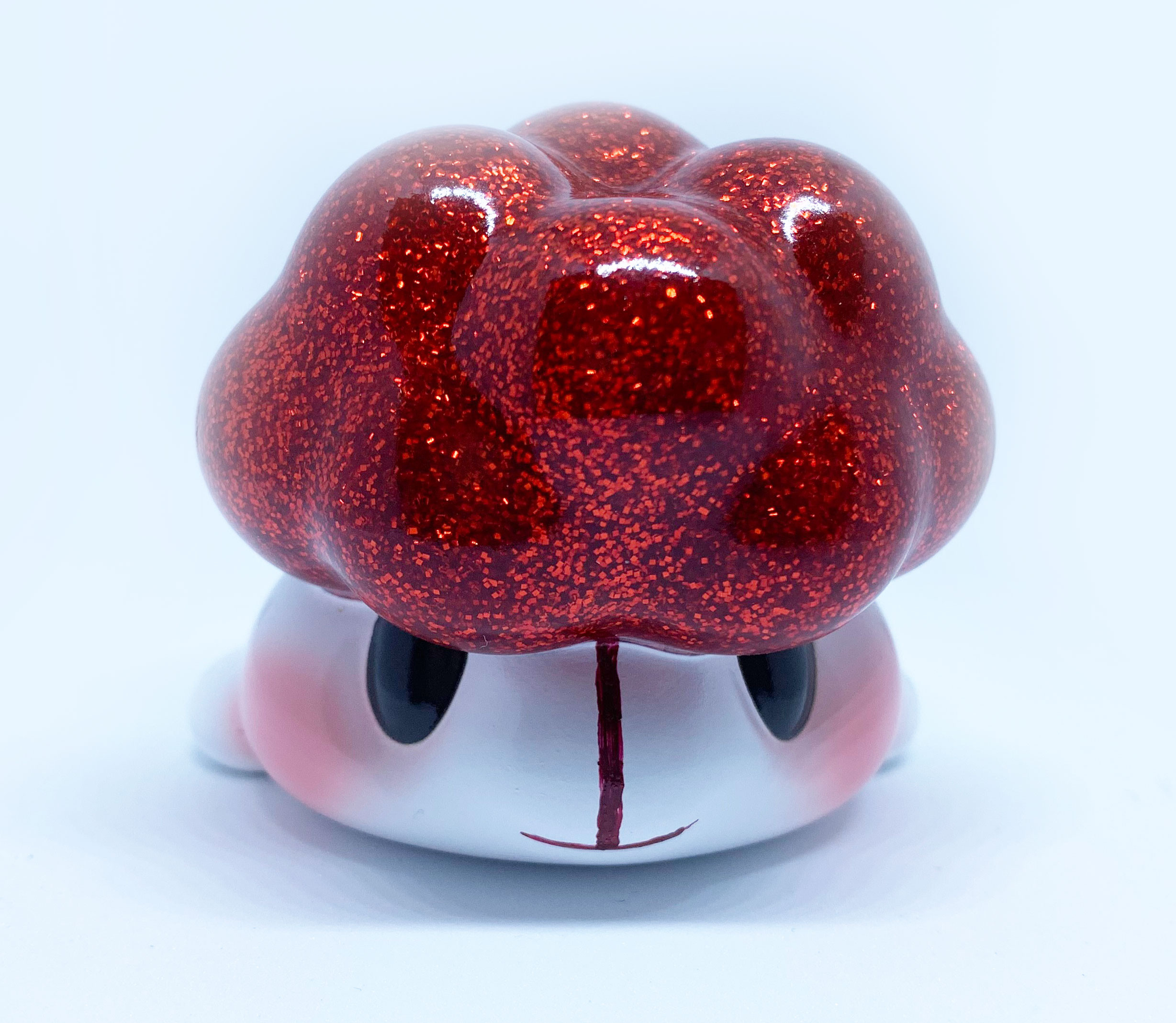 ちゅちゅたんソフビ　キラキラ赤