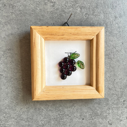 ガラス細工の葡萄のオブジェです ガラス細工の葡萄のオブジェです ヴェネチア ブドウの置物 小サイズ