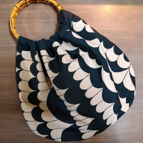 バンブーバッグ*「むす美×mina perhonen」風呂敷ちょうむすび