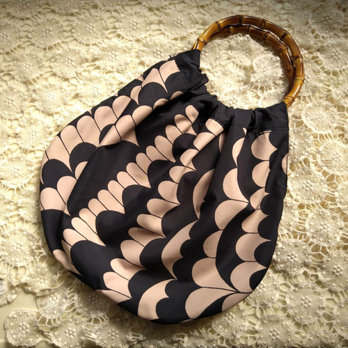 バンブーバッグ*「むす美×mina perhonen」風呂敷ちょうむすび