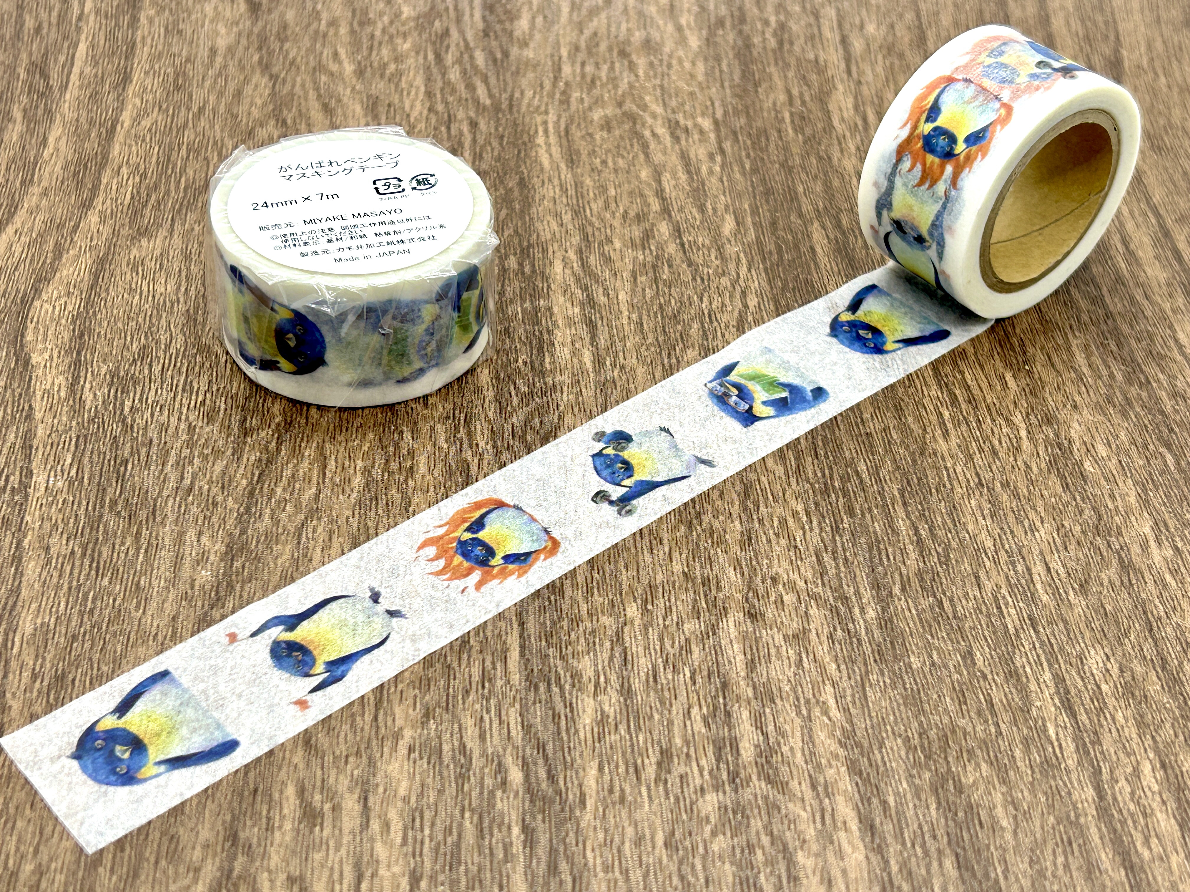 ☆よんよん☆ソイングク　マスキングテープ　4つ　&amp; 缶ペンケース ☆よんよん☆ソイングク マスキングテープ 4つ & 缶ペンケース