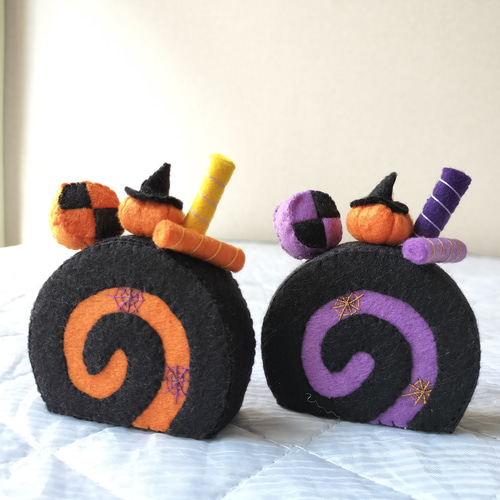 送料無料 ハロウィン☆フェルトケーキ☆ 羊毛フェルト Fairy 通販