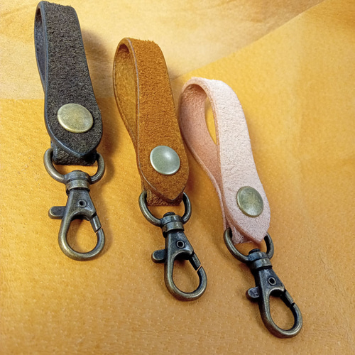 床革ベルトキーホルダー キーリング TORI WORKS 通販 16632972