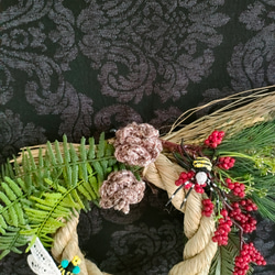 【販売終了】虫好きのためのしめ縄飾り 4枚目の画像