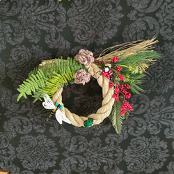 【販売終了】虫好きのためのしめ縄飾り 1枚目の画像