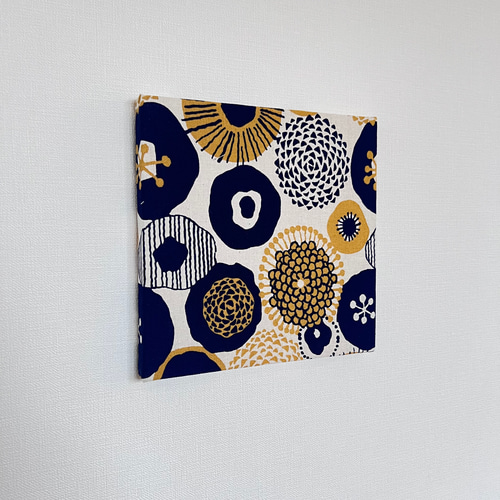 アート フラワー ファブリックパネル インテリア 北欧 お花 20×20