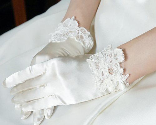 VIVIANO JURK チュールグローブ ホワイト VIVIANO × JURK / Tulle Gloves | JURK