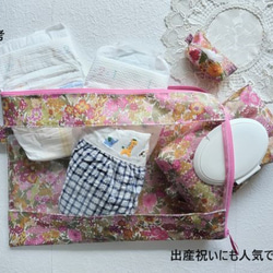 A4 L 型拉鍊透明袋 Sleeping Rose Liberty Laminated Travel ♡與皆川彰合作 Sleep 第7張的照片