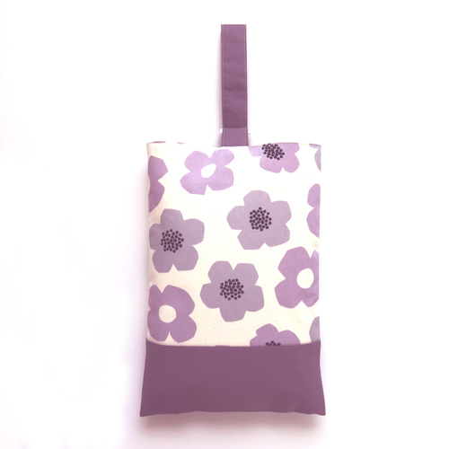 入園入学準備グッズ♡3点セット♡北欧花柄✖️くすみパープル♡ラスト1セット 入園入学準備グッズ♡3点セット♡北欧花柄✖️くすみパープル♡