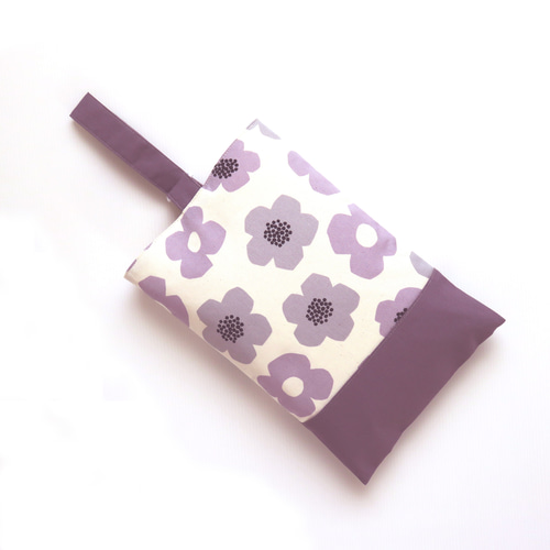 入園入学3点セット【お花 くすみパープル×グレー】入園入学