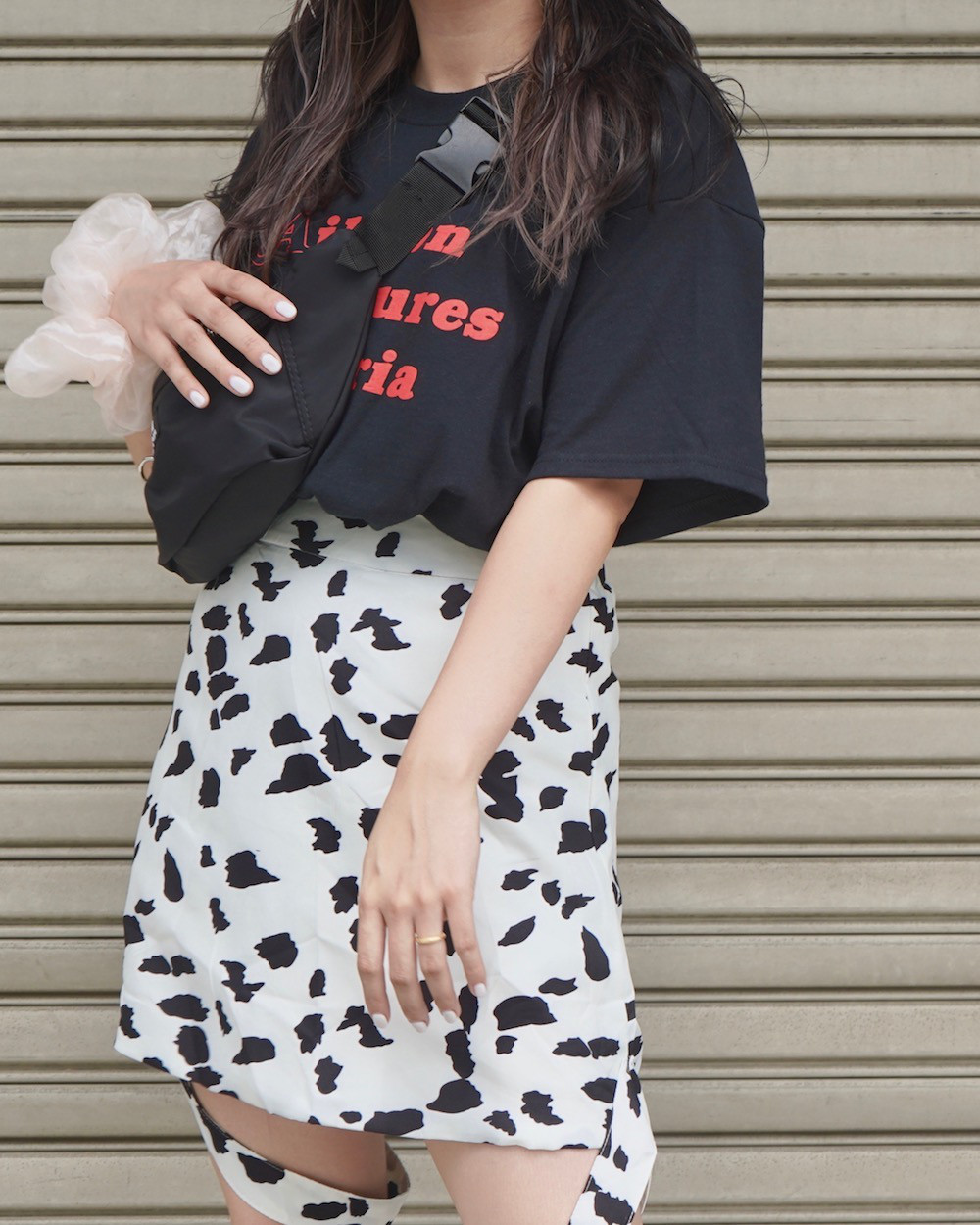 "A.D.G" BM-LOGO BIG TEE (black) 半袖Ｔシャツ ブラック 黒 カジュアル