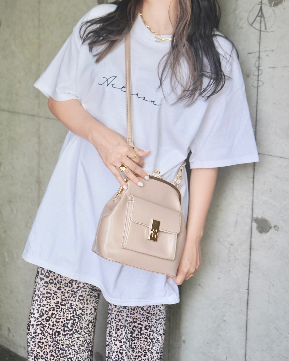 "A.D.G" BACK WING BIG TEE (white) 半袖Ｔシャツ ホワイト 白 カジュアル