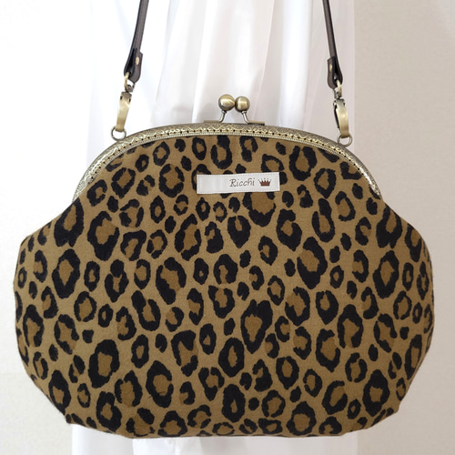 HYSTERIC GLAMOUR ヒョウ柄 がま口バッグ