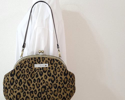 HYSTERIC GLAMOUR ヒョウ柄 がま口バッグ