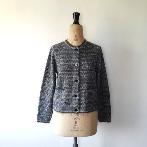 再販♡】贅沢お素材♡ファンシーツイードニットジャケット ミディアム