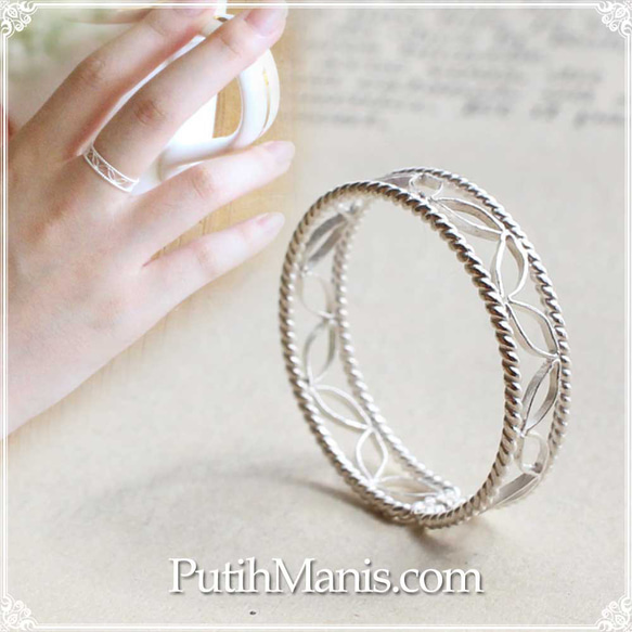 SILVER925 LEAF DESIGN TWIST RING/シルバーリング（楽天市場