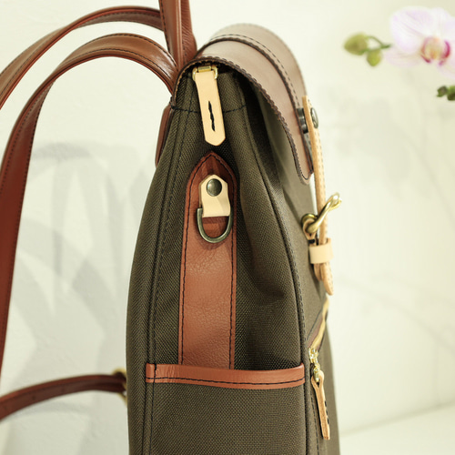 美品✨ジェロームドレイフュス リュック ラムレザー ダークブラウン チェーン 美品✨ジェロームドレイフュス リュック ラムレザー ダークブラウン