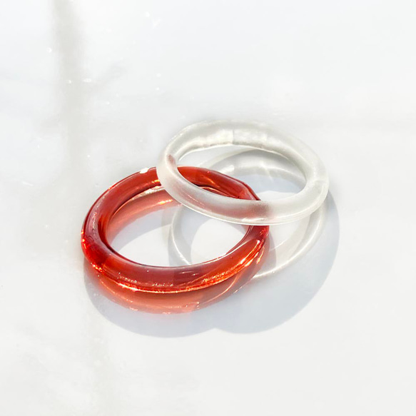 ティーローズ カラー 細身・軽やかリング 紅茶色 シンプル・ストレート