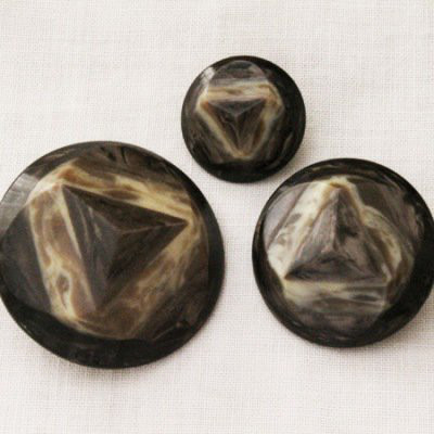 ベークライトボタン3pcs（No.206）