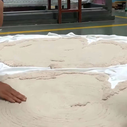 【受注制作】手織りニュージーランドウールカーペット ハンドメイドカシミアウール絨毯 手編ラグ  マット 千里の江山 19枚目の画像