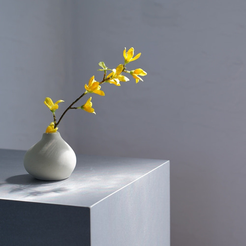 レンギョウとコチョウランの花瓶挿し（3点セット） 一輪挿し・花瓶