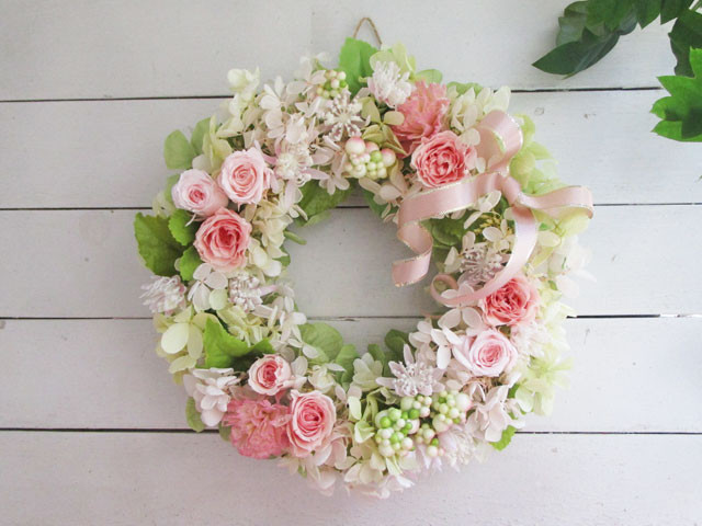 rie フラワー・リース