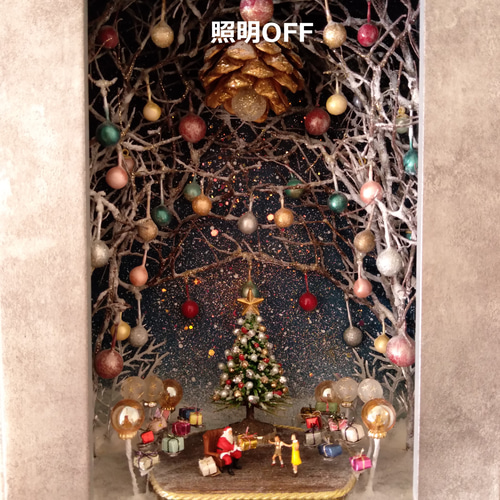 ♡やっと逢えたねサンタうささん♡シーグラスアート クリスマス