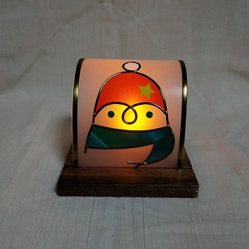 ステンドグラス サンタのお家 （受注作品）