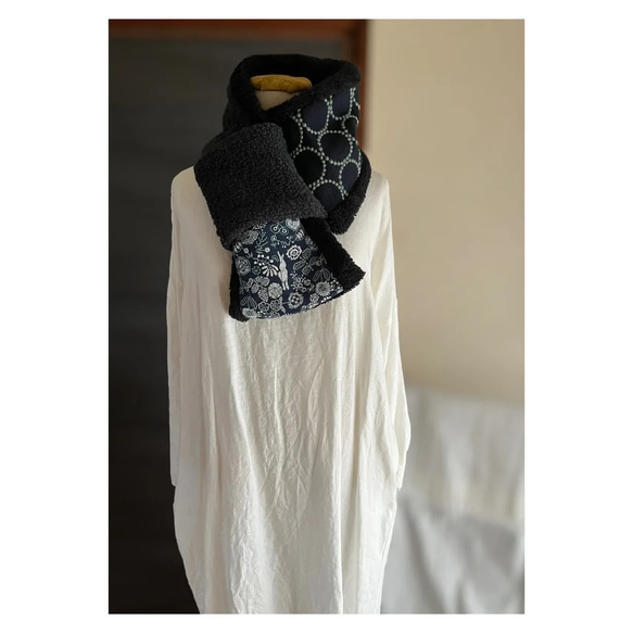 マフラータイプ】skyful・tambourine ネックウォーマー ミナ生地 2025