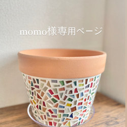 現品限り】【オーダー】ジュエリータイル鉢◇8号◇鉢皿付き 