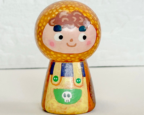 こけし人形セット（手描き・木製） 日本の伝統 こけし 人形セット（多色・木製・様々なデザイン