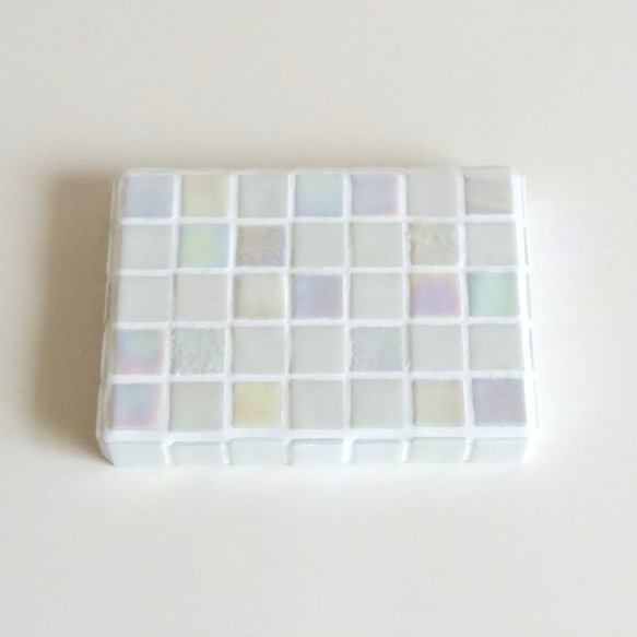 [新品] 光澤珍珠混合馬賽克瓷磚展示托盤裝置 M 尺寸 第6張的照片
