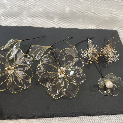 きなこ様 追加分です。 髪飾り 卒業 入学 ブライダル