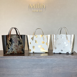 ミナペルホネンオパール底バッグ　ハンドメイド 専用」ミナペルホネンオパール底トートバッグ ハンドメイド