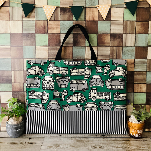 ハンドメイド オーダー のりもの ランチョンマット 巾着袋 レッスン