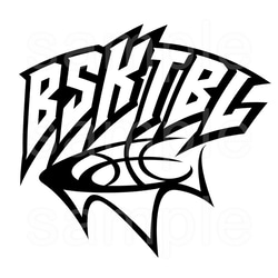 バスケットボールTシャツ「BSKTBL」 2枚目の画像