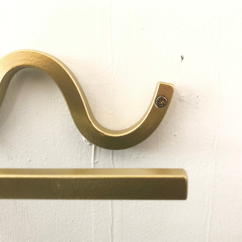 Mタオルハンガー（ゴールド） ハンガーラック GO DIY LIFE 通販