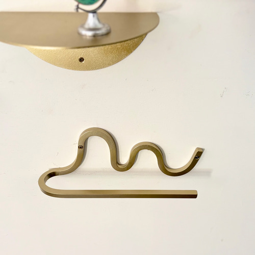 Mタオルハンガー（ゴールド） ハンガーラック GO DIY LIFE 通販