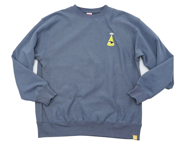 アブダクションされる牛 」刺繍 トレーナー 裏起毛 スウェット