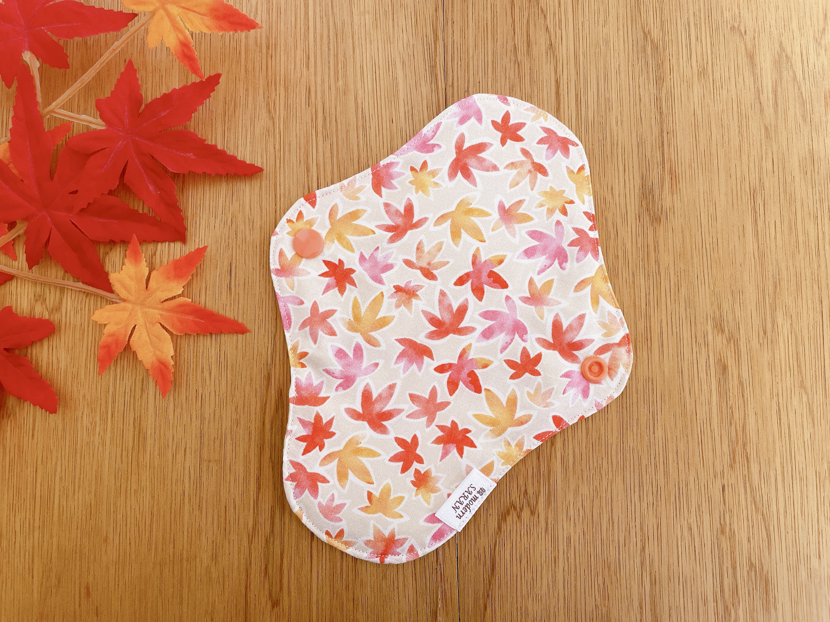 4枚セット 布ナプキン ふんどしショーツ S,M,Lサイズ オーガニックコットン 韓国生地 もみじ 温活 妊活 生理用