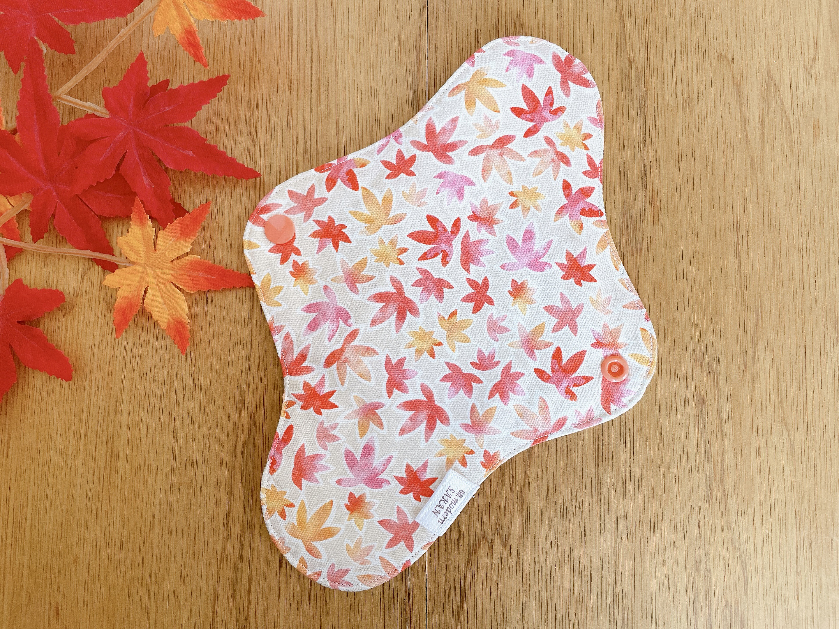 4枚セット 布ナプキン ふんどしショーツ S,M,Lサイズ オーガニックコットン 韓国生地 もみじ 温活 妊活 生理用