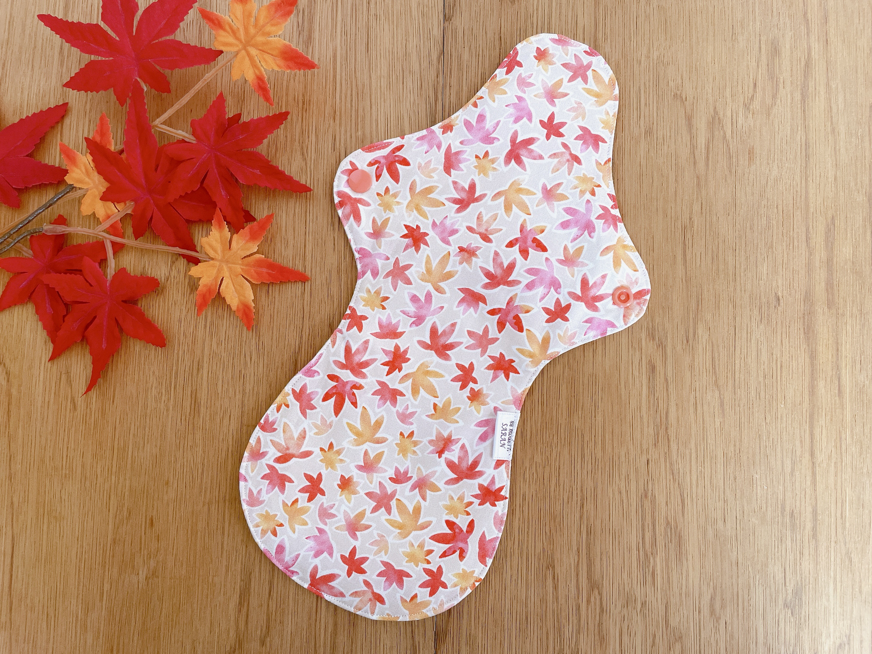 4枚セット 布ナプキン ふんどしショーツ S,M,Lサイズ オーガニックコットン 韓国生地 もみじ 温活 妊活 生理用