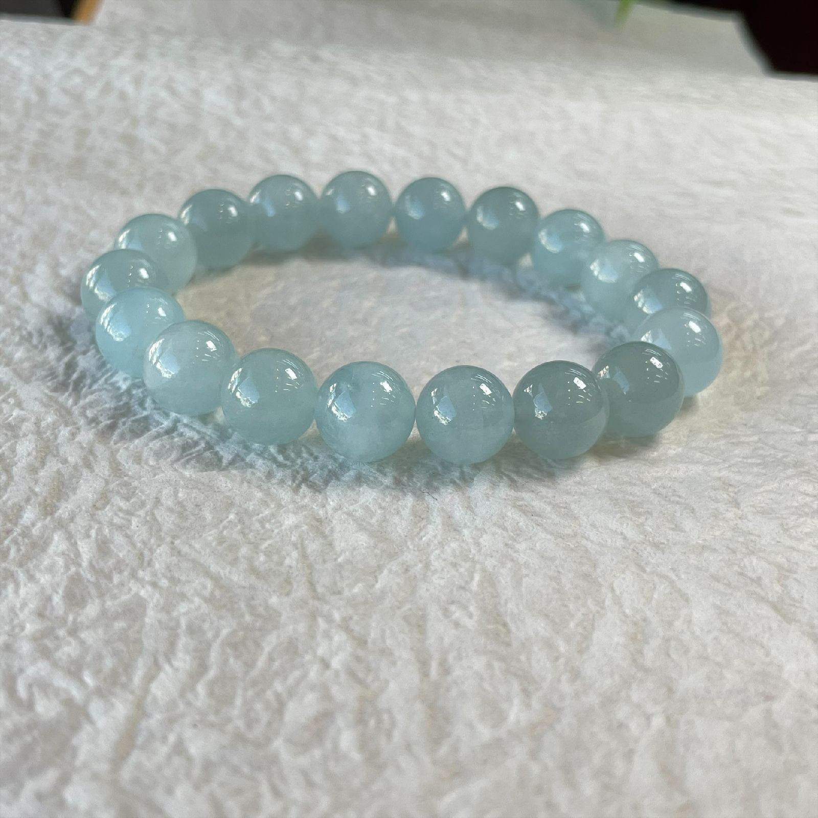 【ペアで購入も人気です♪】アクアマリン ブレスレット 10ミリ 3月誕生石 天然石 幸せな結婚 お守り 浄化・祈願が可能