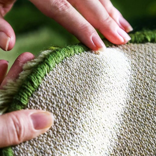 受注制作】手織りニュージーランドウールカーペット ハンドメイド