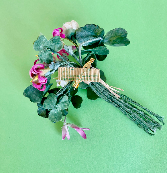 布花 野の花のコサージュ A 7枚目の画像