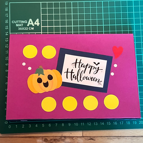 飛び出すハロウィンカード ポップアップカード 保育 メッセージ