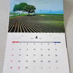 2024 北海道『美瑛メルヘンの丘』カレンダー　壁掛けタイプ 5枚目の画像