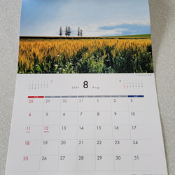 2024 北海道『美瑛メルヘンの丘』カレンダー　壁掛けタイプ 9枚目の画像